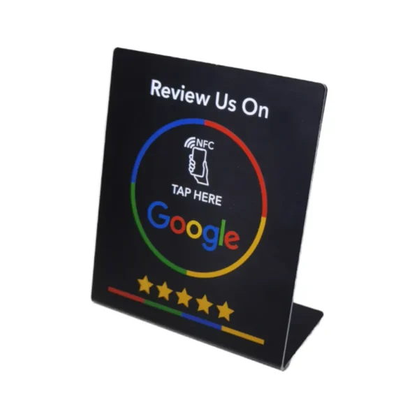 NFC Google recenzije stalak - crni NFC Google recenzije stalak - crni