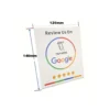 NFC Google recenzije stalak - dimenzije NFC Google recenzije stalak - dimenzije