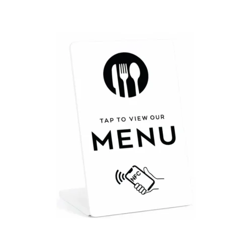 NFC stalak - meni - bijela boja