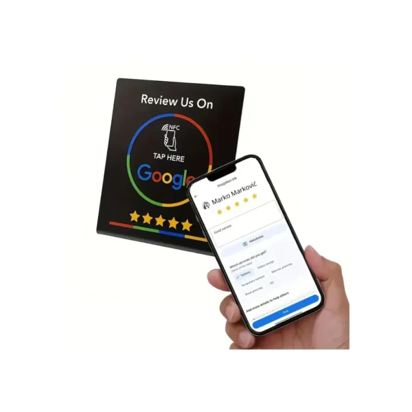 NFC Google recenzije stalak NFC Stalci | Google Recenzije | Bijeli | Crni |